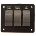 Four Winns Boat Switch Panel 025-2948 - 378 Vista Black