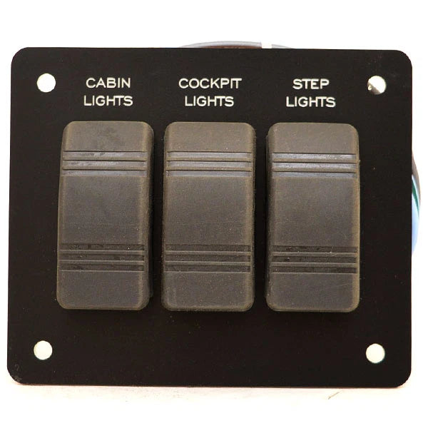 Four Winns Boat Switch Panel 025-2948 - 378 Vista Black