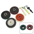 For m10 Stainless Steel Polishing for Angle Grinder Flap Disc Buffing
