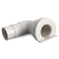 Rinker Boat Elbow Thru Hull 149642 - 1 1/4 Inch White Plastic