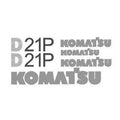 Decal Set Without Stripe for Komatsu Dozer D21P