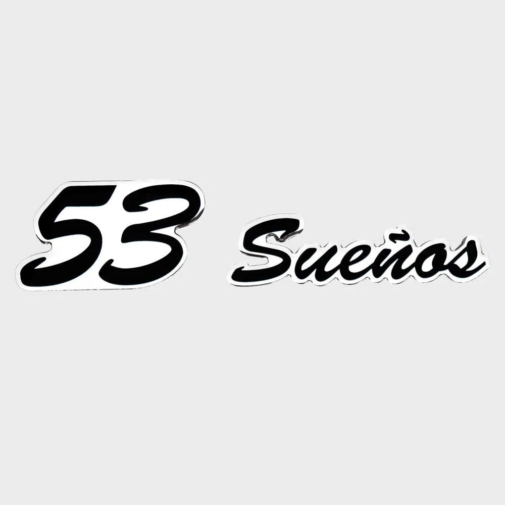 Hydrasports Boat Raised Decal 26052710 - 53 Suenos Silver Black