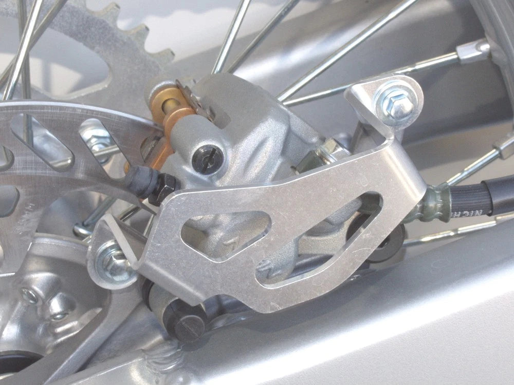 WORKS Aluminum Rear Caliper Guard for Kawasaki KX250F 2004-2013 Offroad