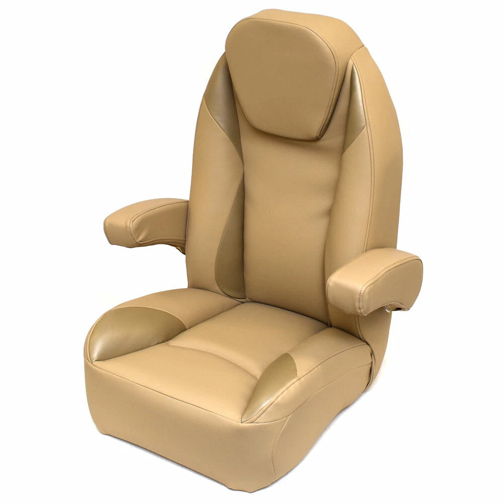 Taylor Made Boat Reclining Helm Seat 433053 - Beige Vinyl