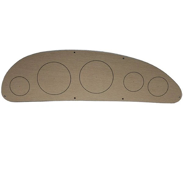 Lund Boat Blank Gauge Panel 1999483 - 1800 GS Brushed Uncut Plastic