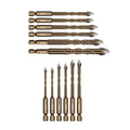 Professional-G Rade 12pcs Carbide Drill Bits for Brick Tile Marble Concrete