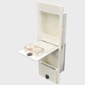 Scout Boat Helm Flip Down Table - 245 Abaco Storage Hatch