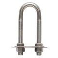 Safe Boat Bow Eye U-Bolt HDWR3867 - 5 3/8 X 3 1/2 Inch SS 1/2 Bolt