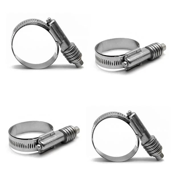 Trident Boat Constant Torque Clamps 730-1140 - 1 1/4 - 2 1/8 SS (4Pc)