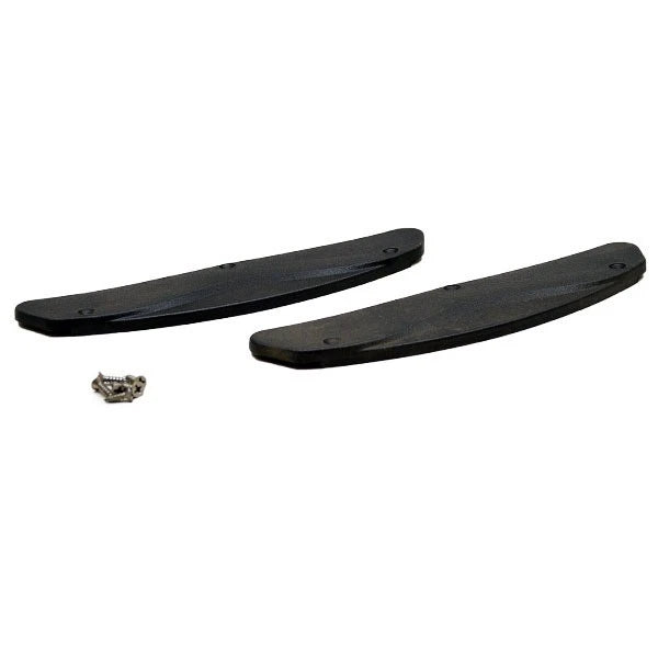 Attwood Boat Seat Slide End Caps - Rinker Black Plastic (set of 2)