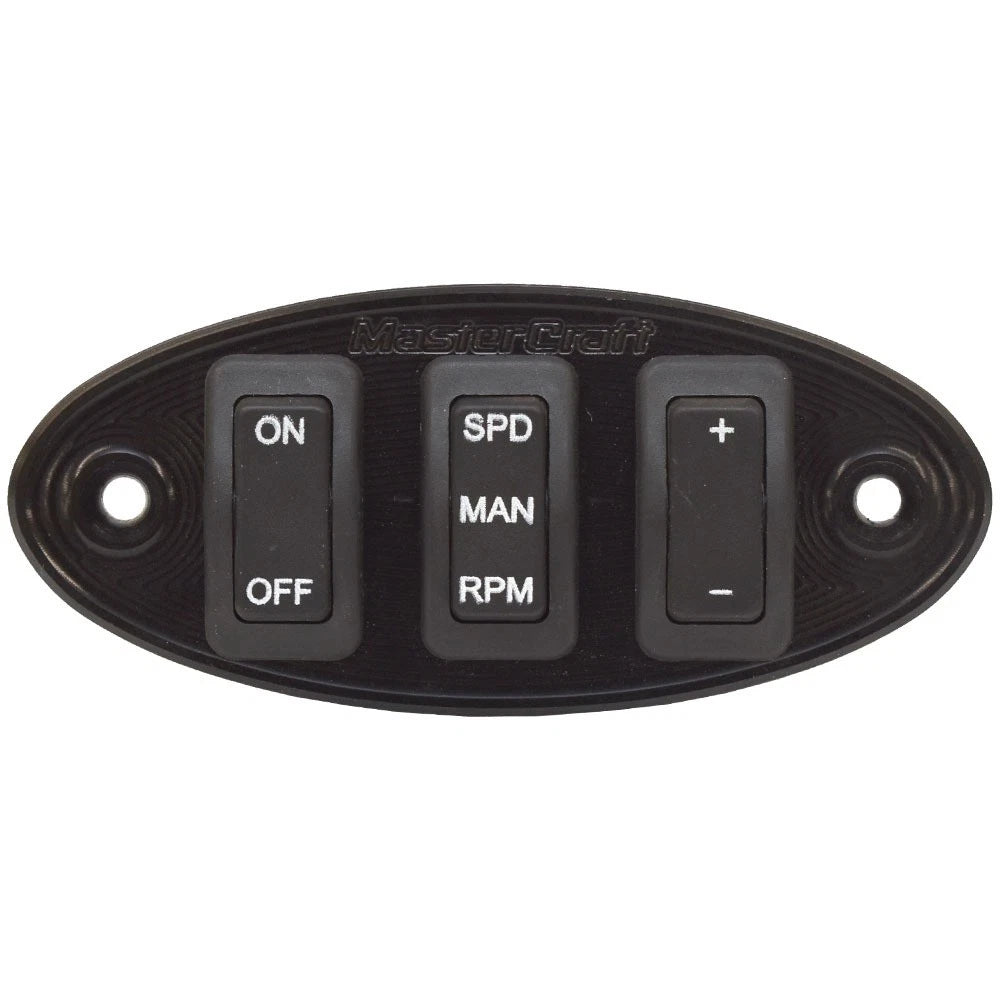 MasterCraft Boat Cruise Control Switch Panel 240-04739-P - Black