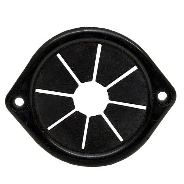 Lund Boat Grommet Rod Holder 2008234 - 3 1/2 X 3 Inch Black Plastic