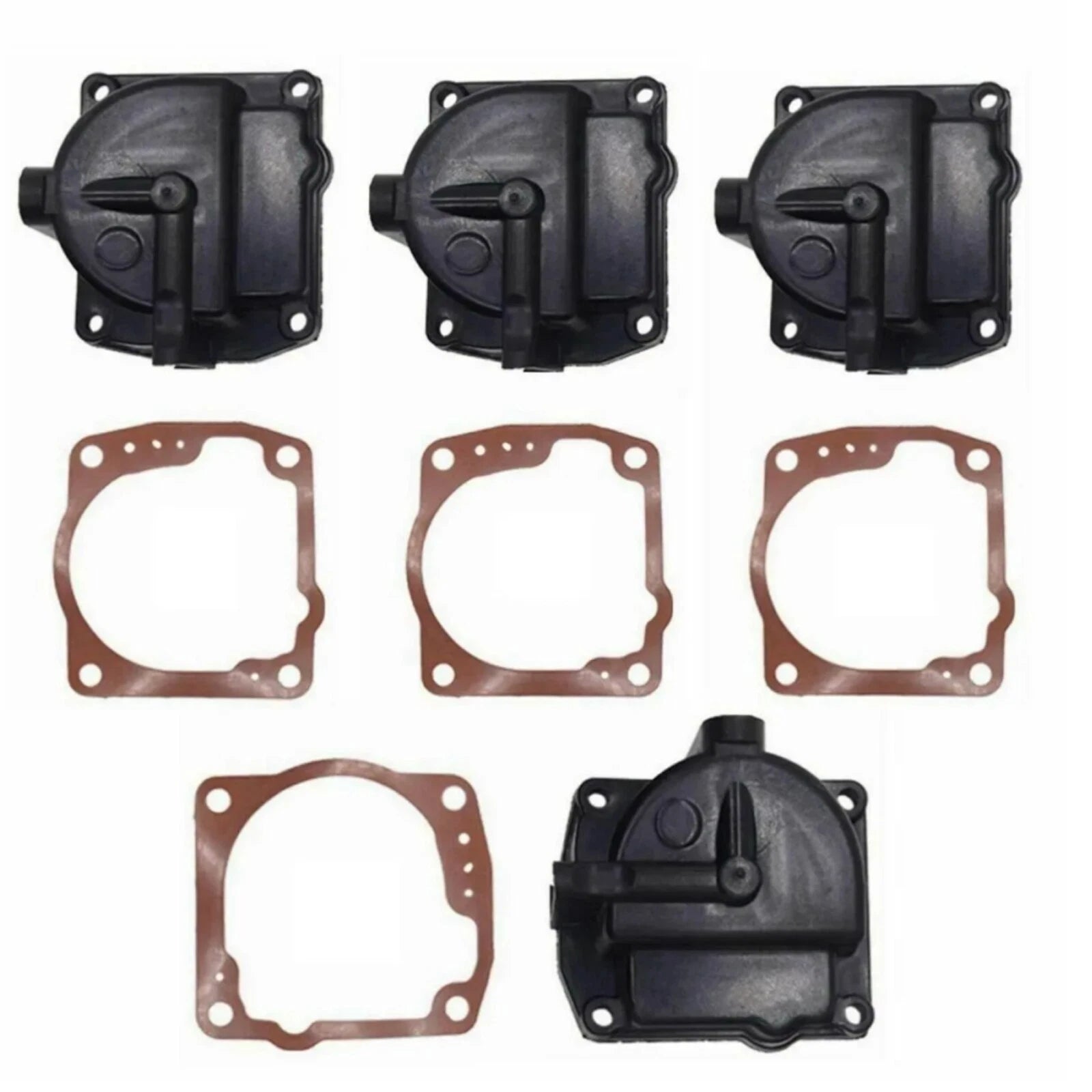4Pcs for Johnson Evinrude Carburetor Float Bowl Chamber 0433000 766418 with Gasket