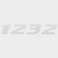 Lowe Boat Decal 2195691 - 1232 White 5 1/2 X 1 1/8 Inch Sticker