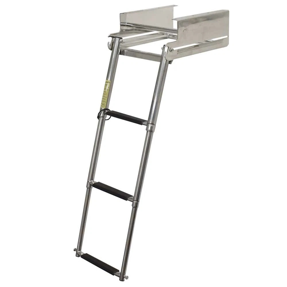 Garelick Marine Boat Under Platform Ladder 19623-28 - Slide-Out 3 Step 36 1/8 in