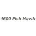 Crestliner Boat Brand Decal 2007467 - 1600 Fish Hawk Silver 16 1/2 Inch