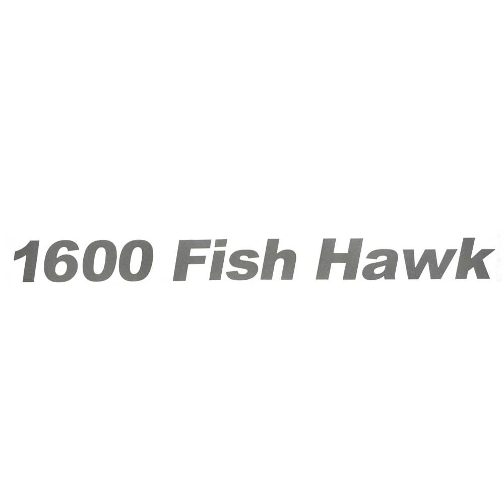 Crestliner Boat Brand Decal 2007467 - 1600 Fish Hawk Silver 16 1/2 Inch