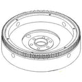 388302R21 Flywheel with Ring Gear Fits Case/Internati Onal Harvester Tractor 65