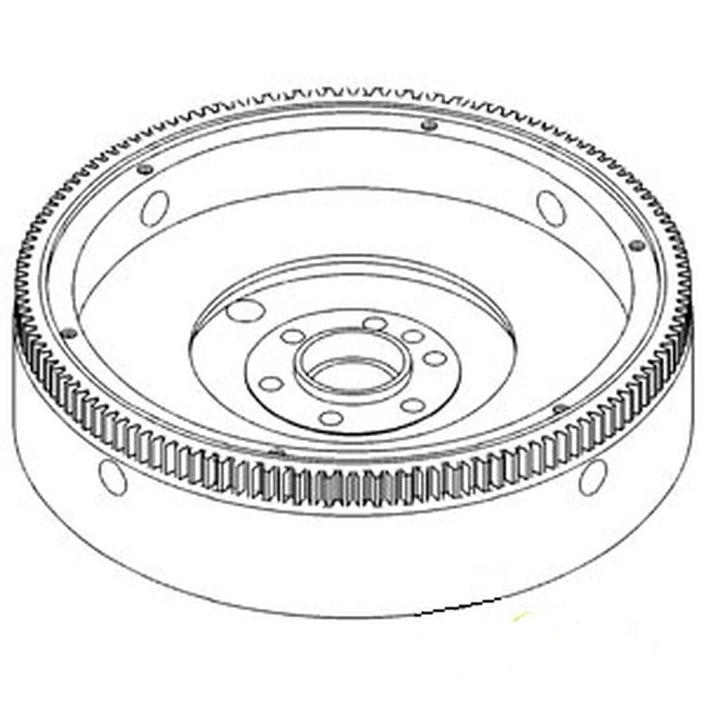 388302R21 Flywheel with Ring Gear Fits Case/Internati Onal Harvester Tractor 65