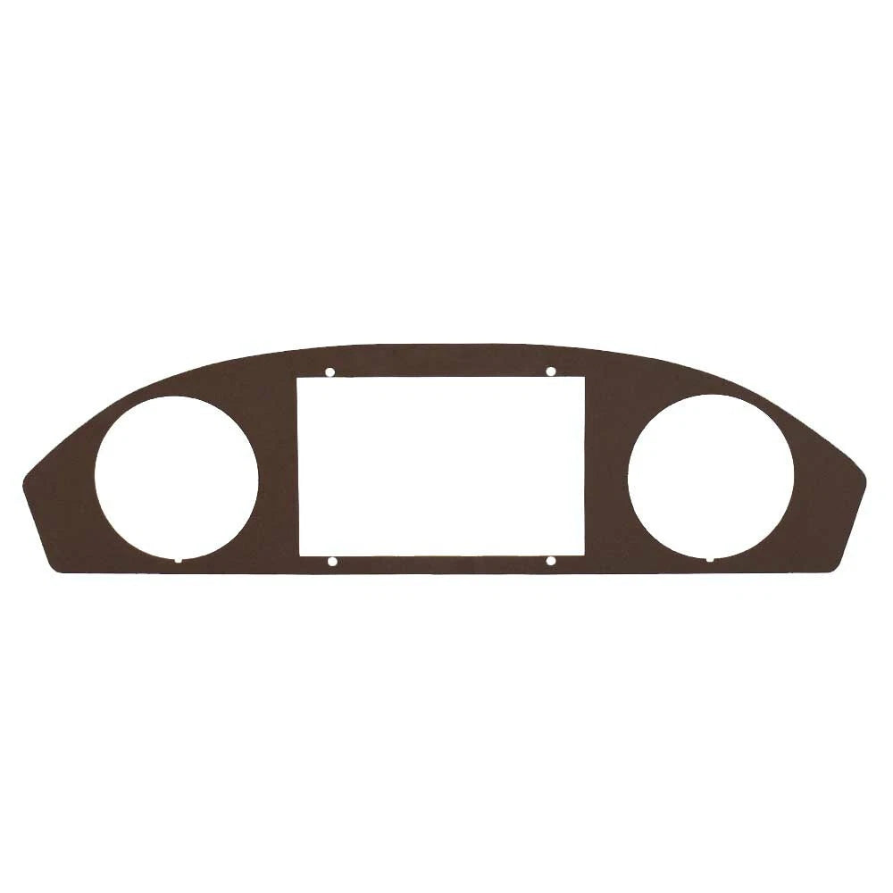 Cobalt Boat Gauge Chartplotter Panel 503240WB - Brown Aluminum