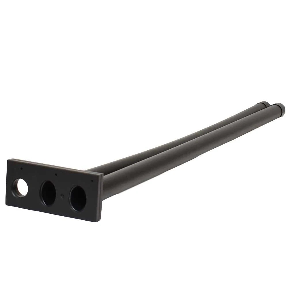 Lund Boat Rod Holder Organizer 2-Tube 49 Inch Black