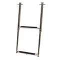 Windline Boat Telescoping Platform Ladder - 2-Step Stainless Steel
