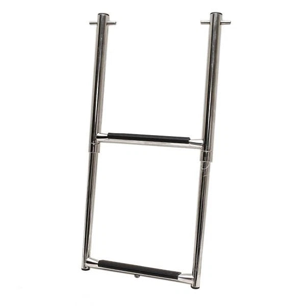 Windline Boat Telescoping Platform Ladder - 2-Step Stainless Steel