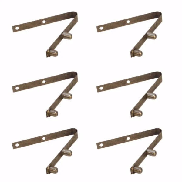 Valco Boat Snap Button Spring Clips EX137 - Dual Button (set of 6)