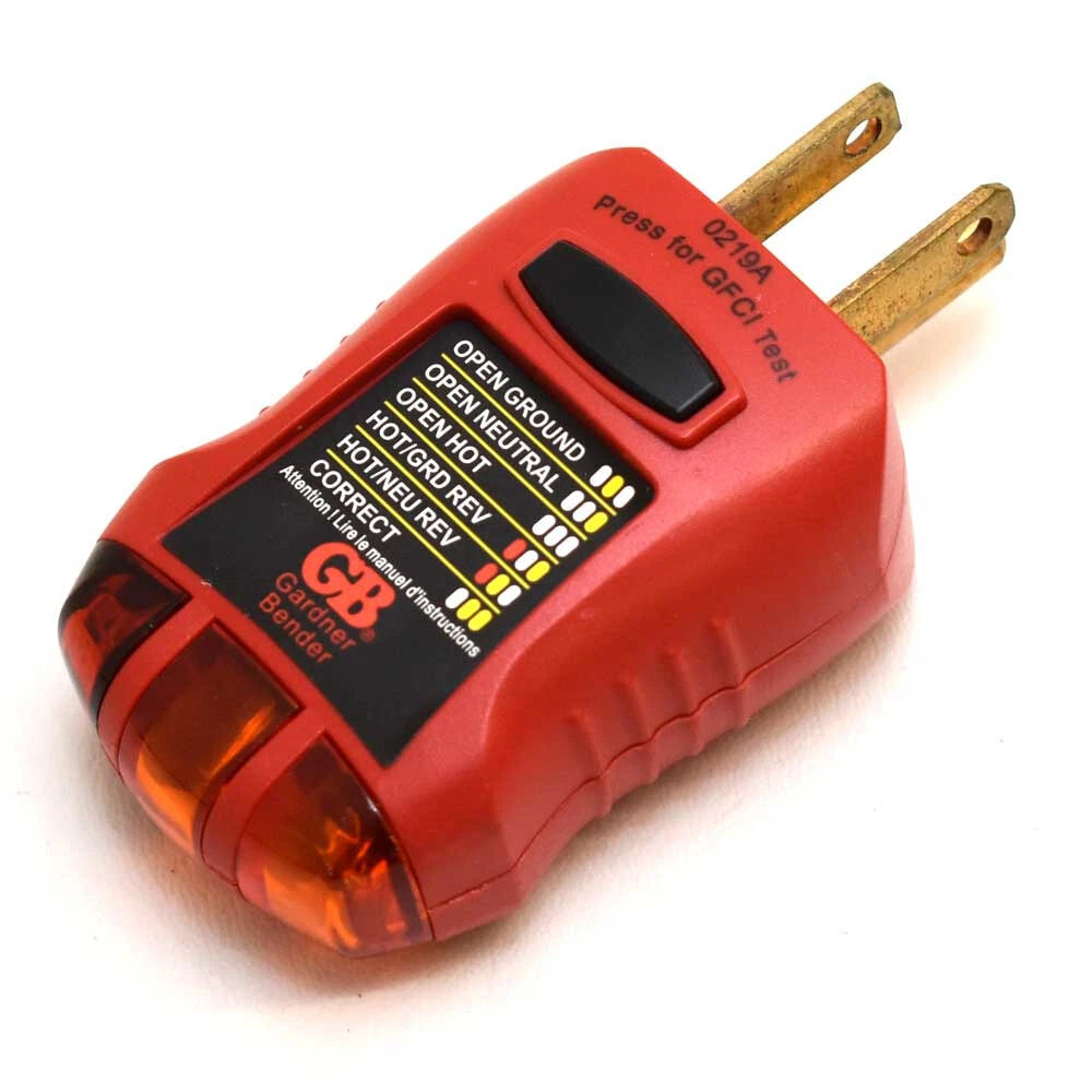 Gardner Bender Boat Circuit Analyzer GFI-3501 - 120VAC 60Hz Red