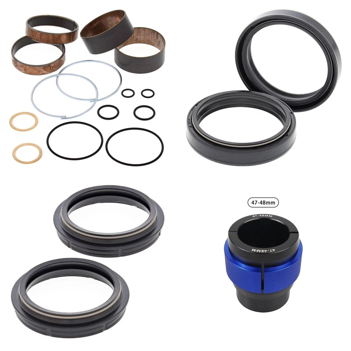 Complete Front Fork Rebuild Kit for KTM 250 XC 2008-2011 with Driver