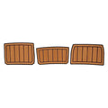 Sea Ray Boat Non-Skid Deck Mat - Step Insert Mocha