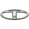 Tahoe Boat Raised Emblem Decal 145902 - 5 X 2 Inch Silver