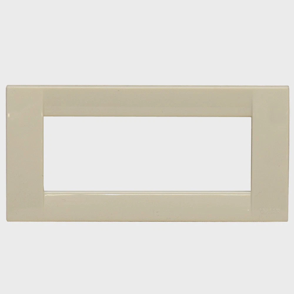 Vimar Boat 5 Module Cover Plate 16745.04 - Off White Plastic