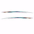 Rinker Boat Graphic Decals 218351 - 232 Captiva Stickers (set of 2)