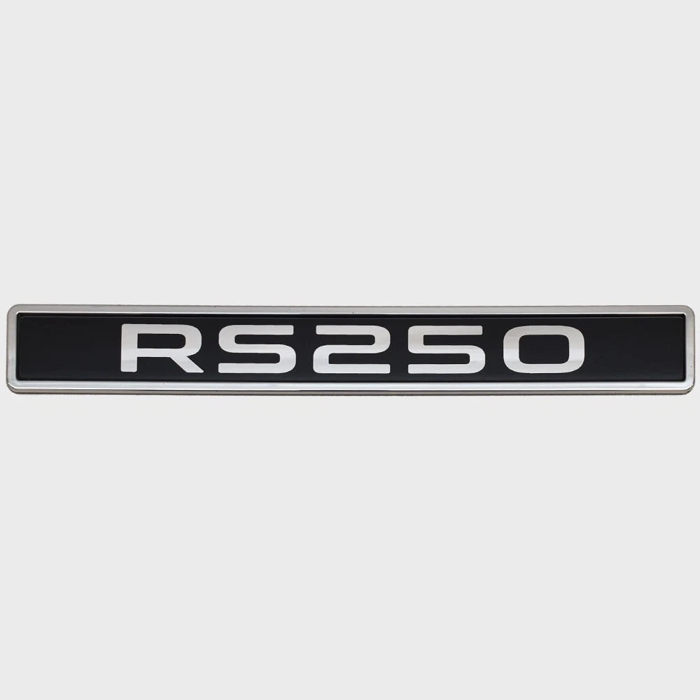 Lowe Boat Raised Emblem Decal 2413597 - RS250 Black Sticker