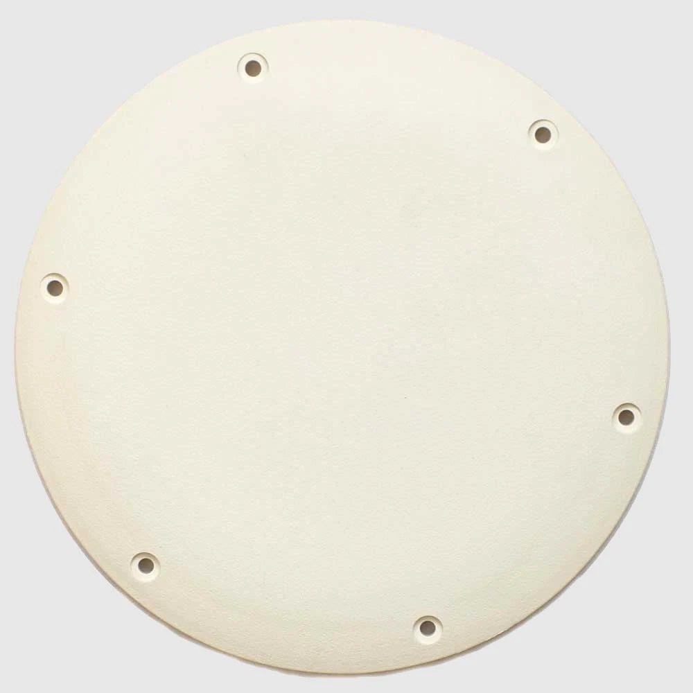 Jim Black Boat Access Cover - 6 Inch Arctic White Polypropylene