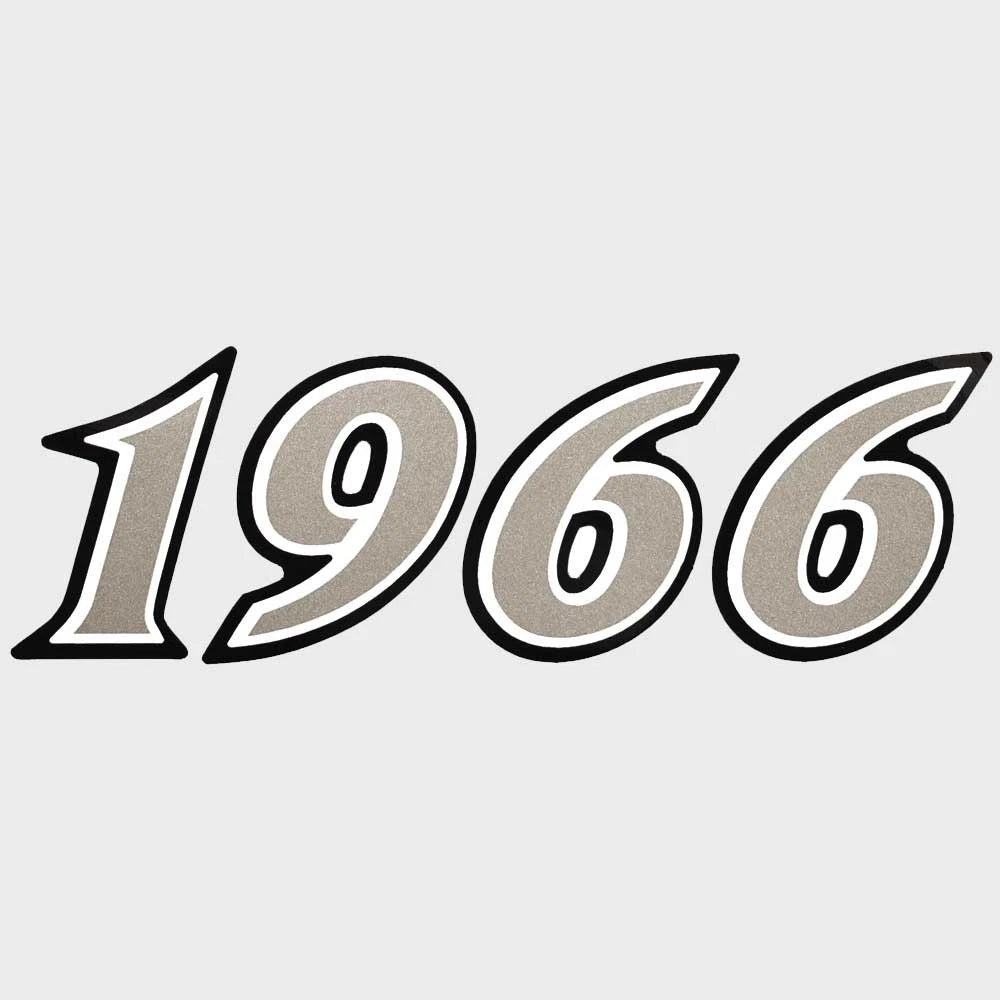 G3 Boat Decal 73404906 - 1966 Model Pewter Black White Sticker