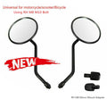 Universal Round Motorcycle Mirror M10 M8 for Honda CBF250 500 CB400