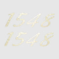 G3 Boat Decals 7340454 - 1548 VBW Off White Stickers (pair)