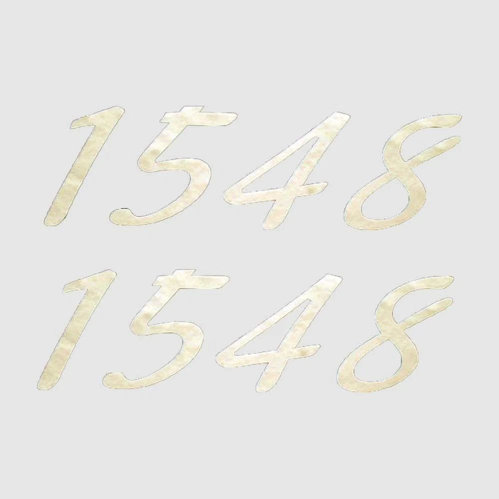 G3 Boat Decals 7340454 - 1548 VBW Off White Stickers (pair)