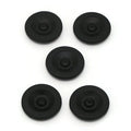 5-Pack Black Rubber Grease Plug Hub Dust Cap for RedLine Trailer Camper RV Axle