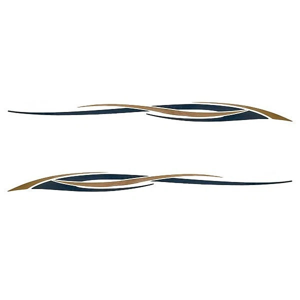 2001 Rinker Flotilla Boat Graphic Decals VS19901-03-BL - Set of 2