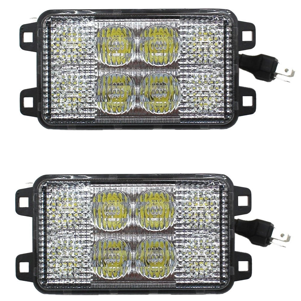 LVA14946 40W LED Headlights Set of Two (2) for John Deere Tractor & Compact Trac