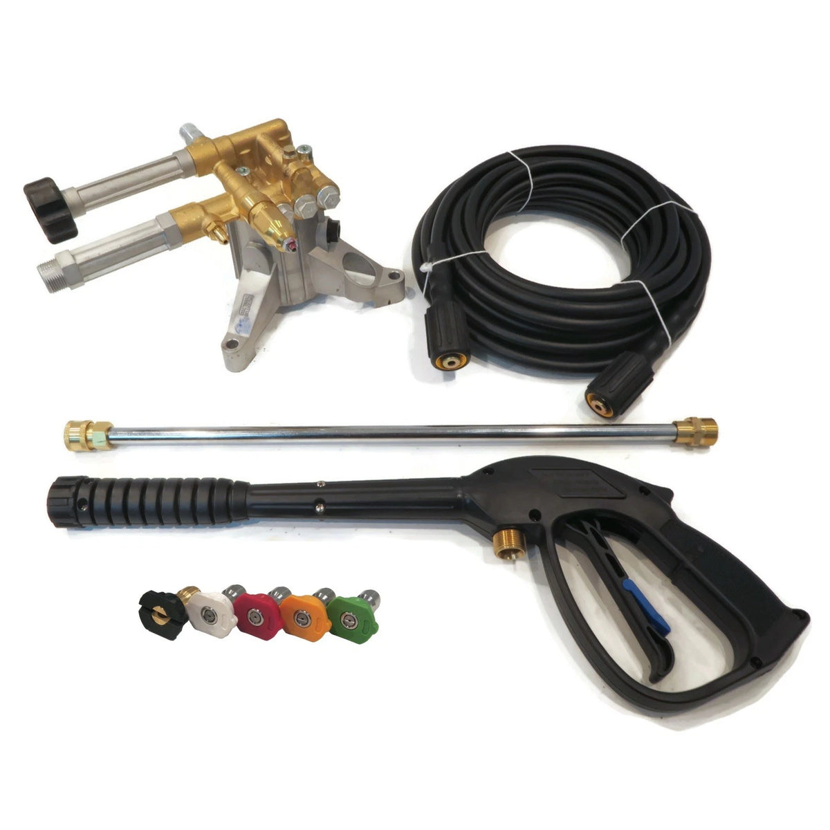 2800 PSI AR PRESSURE WASHER PUMP & SPRAY KIT - AR RMW2.5G28-EZ Replacement "EZ