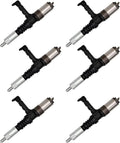 6X Fuel Injector 095000-0560 for Komatsu SA60140 Engine PC600-7 PC650-7 PC600-8