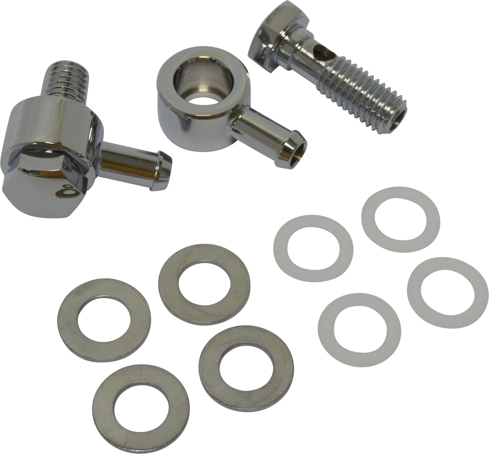 HardDrive Breather Fittings with Bolts for Harley Davidson EVO & Big Twin