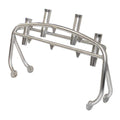 Tracker Boat Fishing Rod Holder - Rocket Launcher 4 Pole 47 1/2 Inch Polished