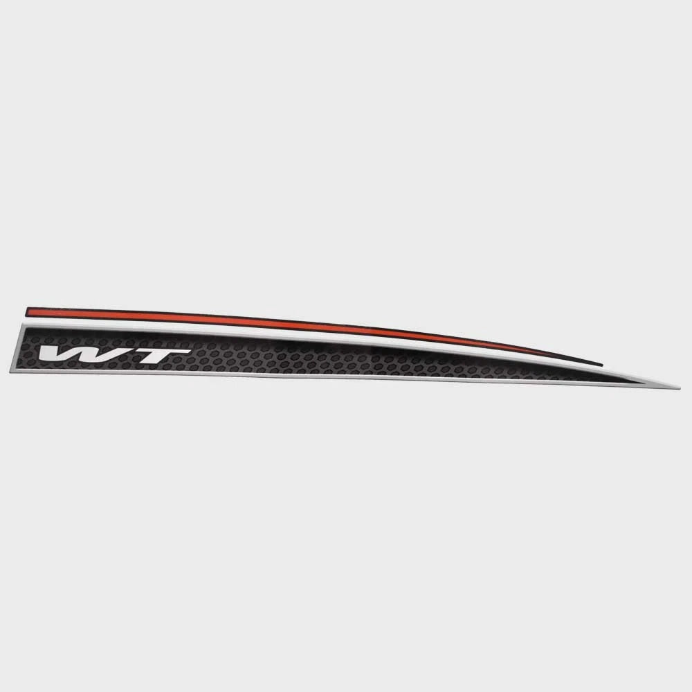 Tracker Boat Model Decal 329166 - WT Series Black Red Sticker