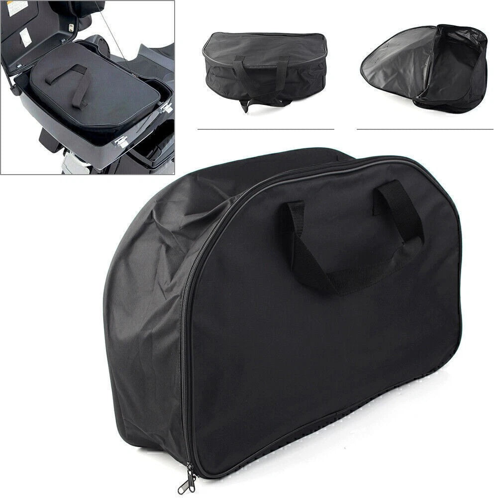 Black Saddlbag Tour Pack Soft Liner Bag for Harley-Davidso N Touring 1993-2013 12