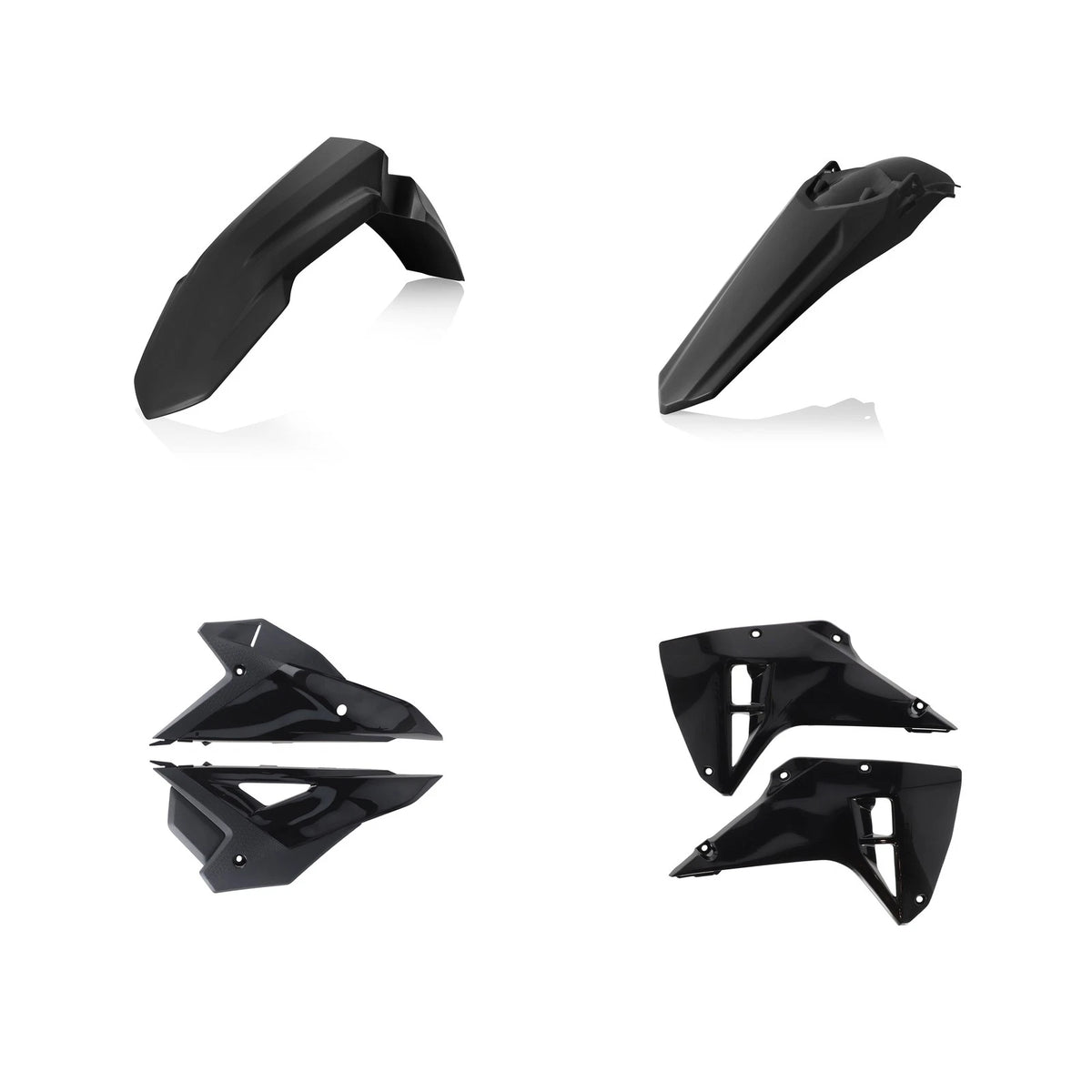 ACERBIS Plastic Kit Hon Black for Offroad Motorcycle 29867-50001